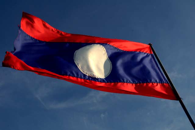 ธงชาติลาว laos