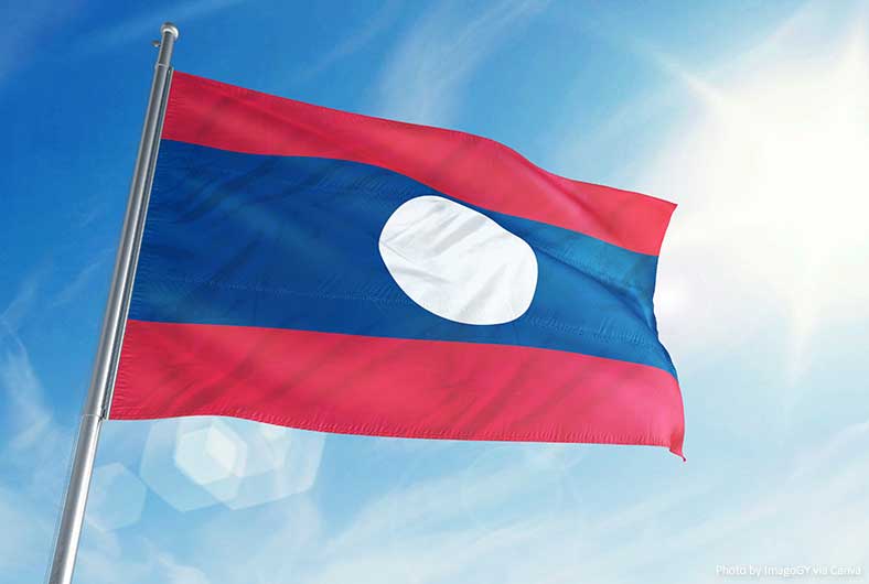 ธงชาติลาว